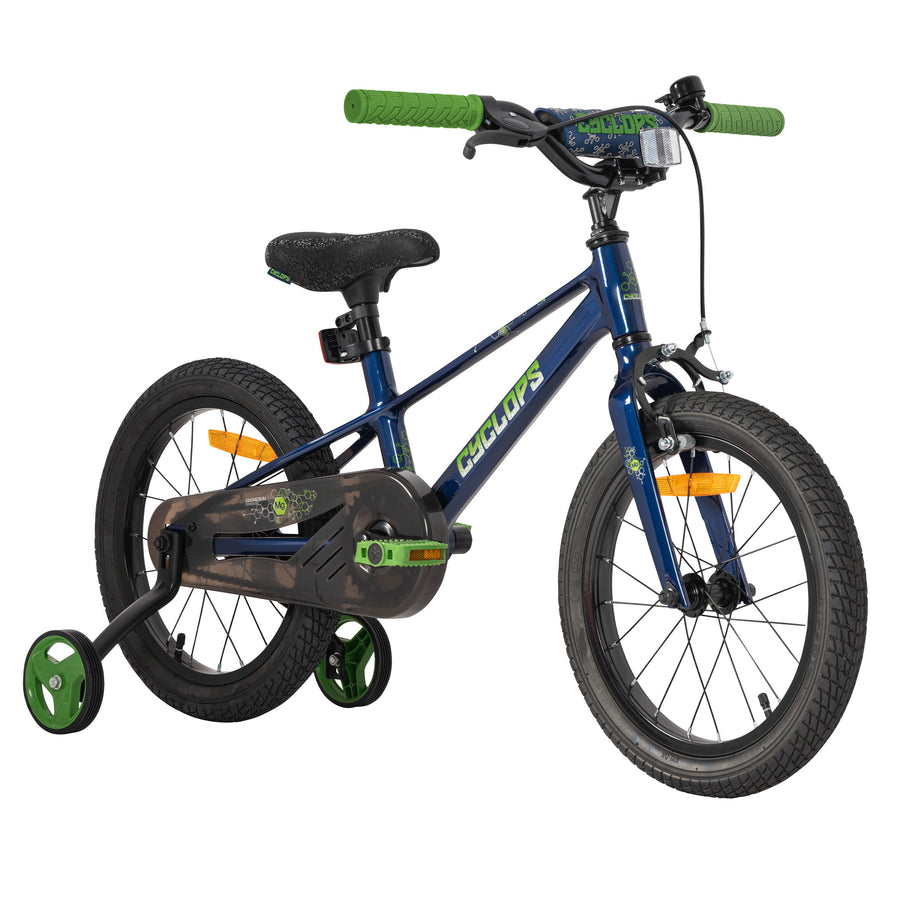 Cyclops 40cm Magnesium Kids Blue Green Bike